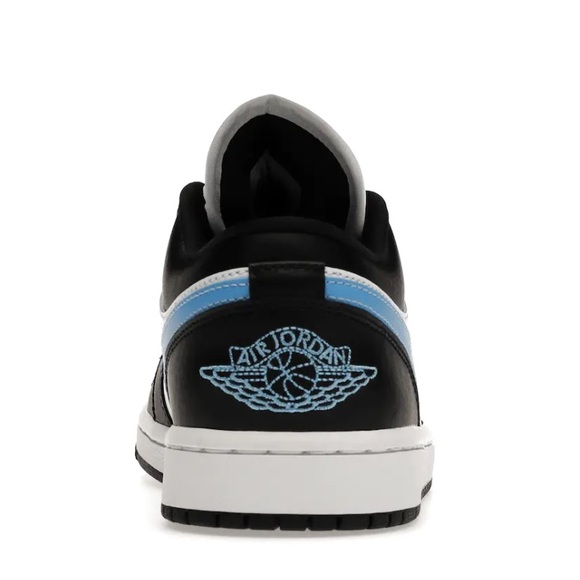 Women’s Jordan 1 Low Black University Blue- White Size 7.5; worn once for photos - Picture 9 of 9